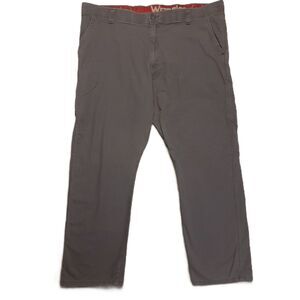 Wrangler Mens 44x30 Pants Performance Cargo Utility Gray Workwear Casual